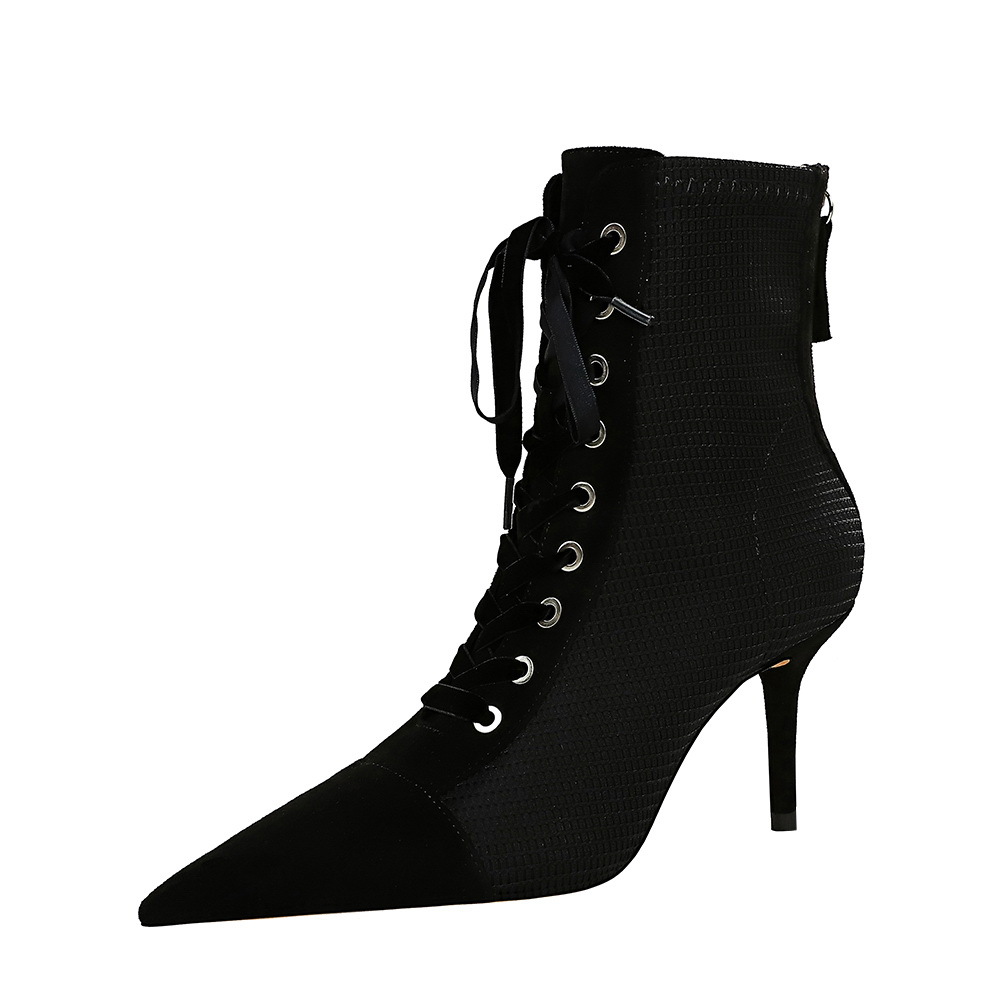 Wildleder Overknee Stiefel Mit Pfennigabsatz Für Damen_voghion.com