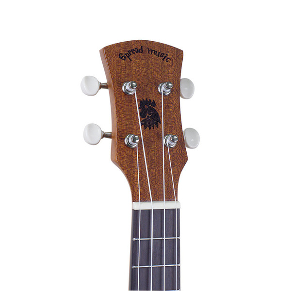 Cartoon ukulele with a score