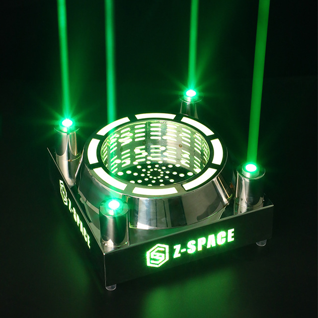 Zuochang láser titular del vino LED recargable de acero inoxidable titular del vino bar KTV vino transmisor XO titular del vino luminoso