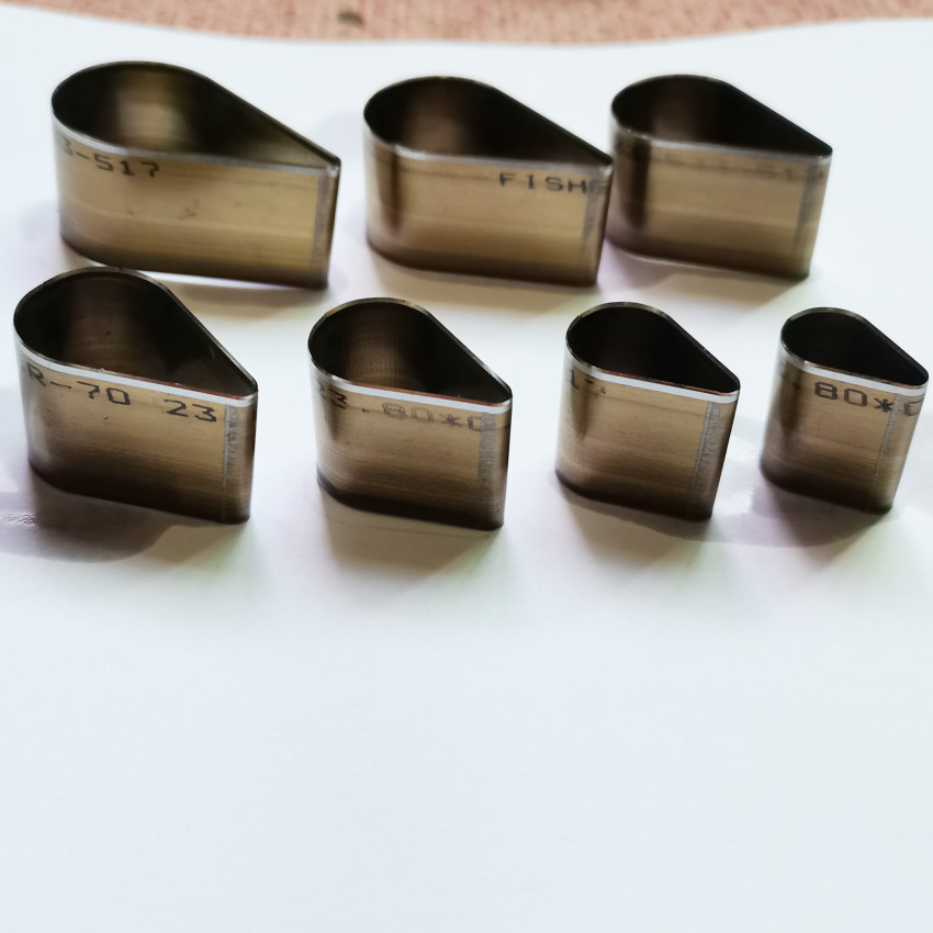 手工皮具刀模 皮革刀模激光刀模半圆方形挂件刀模A32