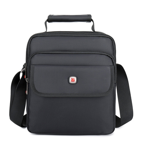 Swiss Army Knife Casual Men's Bag Oxford Cloth Bag Men's Vertical Shoulder Bag Messenger Bag Men's Portable Business Backpack