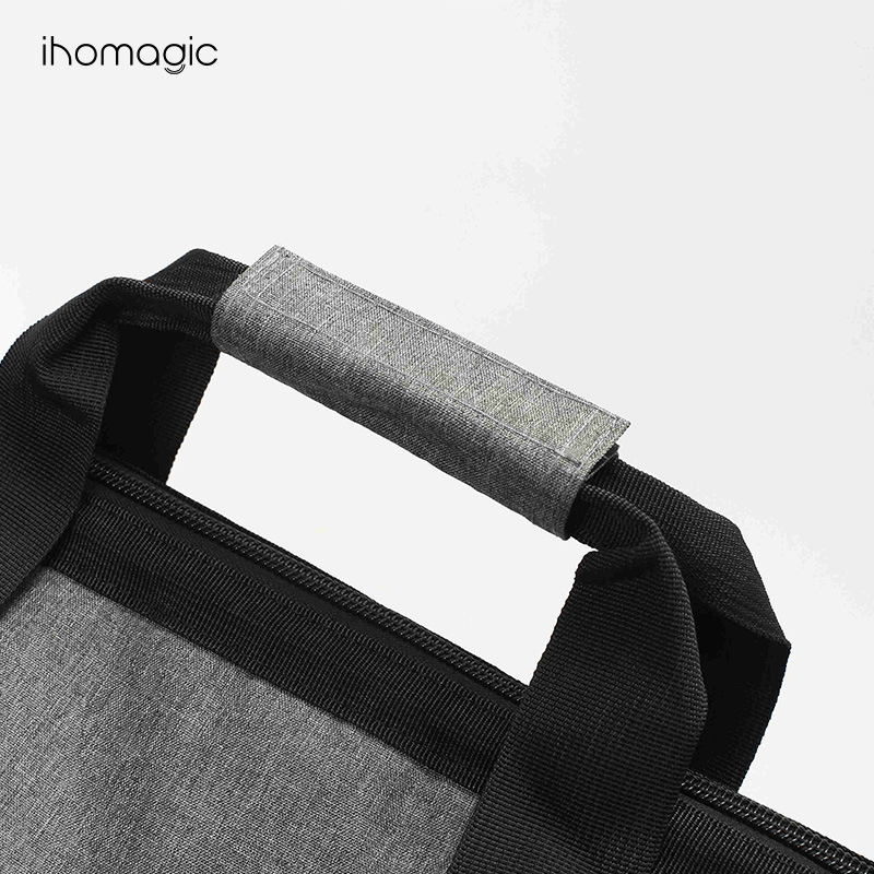 Bolso bandolera universal grande gris simple bolsa de viaje de moda de gran capacidad con cremallera bolsa de dumpling portátil