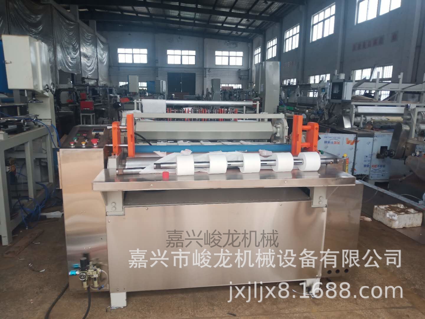 一拖五柔巾卷机 卷筒式洗脸巾机器设备 美容一次性洁面巾机械