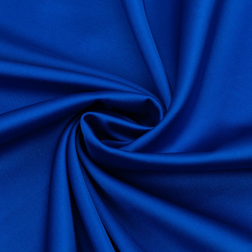 Elastomeric polyester plain weave charmeuse fabric, high stretch satin matte fabric for modern sleepwear and cheongsam lining apparel fabric.