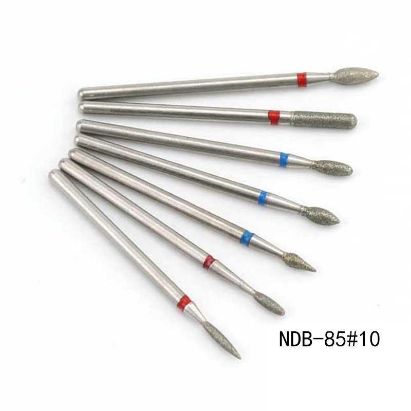 Herramientas de uñas de dedo 7 piezas traje de plata cabeza de molienda de acero de tungsteno diamante removedor de uñas máquina de molienda cabeza de molienda