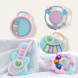 Hand drum baby story machine multi-functional baby music clap drum 0-3 years old children hand bell