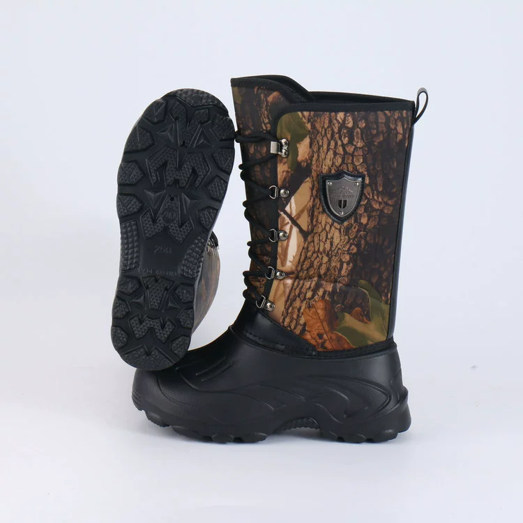 Men's Snow Boots, Insulated Waterproof Outdoor Boots, Lightweight 1.1 kg, Sizes 37–46