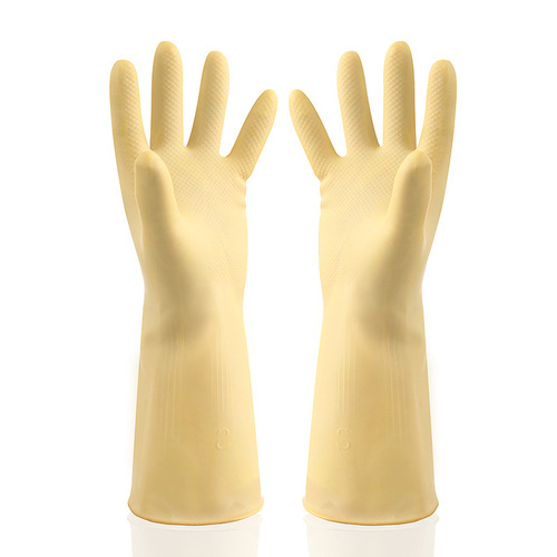 Thickened tendon rubber gloves, durable latex, wear-resistant, laundry, dishwashing, plastic housework, cleaning rubber gloves