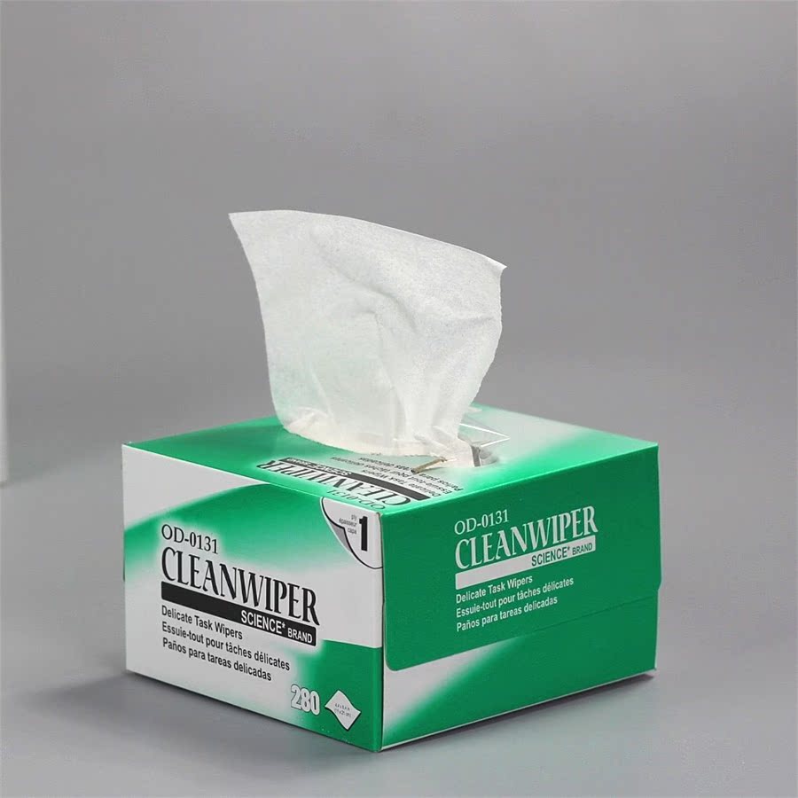供应CLEAN WIPER280抽盒装抽取式精密镜头无尘擦拭纸无尘纸