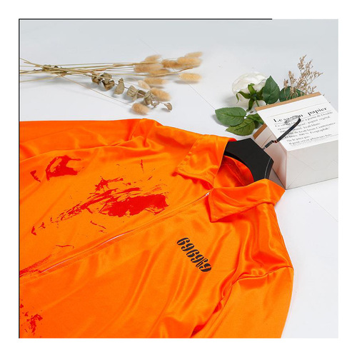 Halloween cos convict uniform performance costume adult American prison convict uniform performance costume