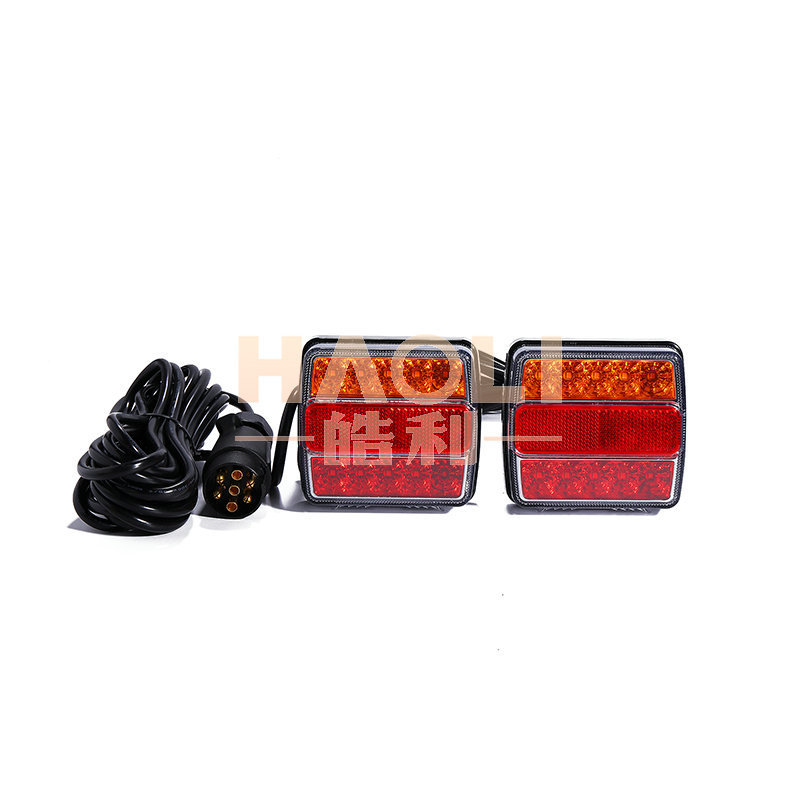 EBay Amazon 16led doble color con imán luz trasera kit rojo y amarillo pantalla transfronteriza HL-I-004 Reino Unido