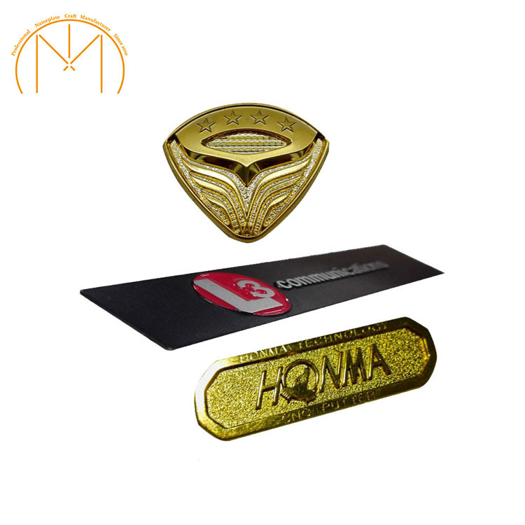 定 制锌合金标牌 厂家热销双色电镀合金徽章 合金奖牌工艺