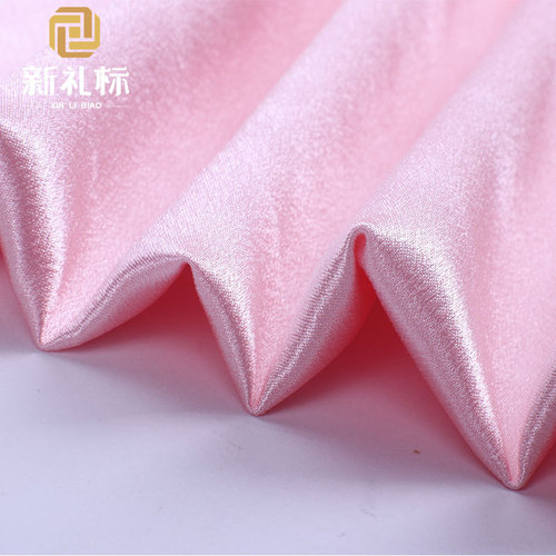 Fabric for clothing, crystal satin surface plain weave loom, ballet clothing, shiny surface, shiny women's clothing material