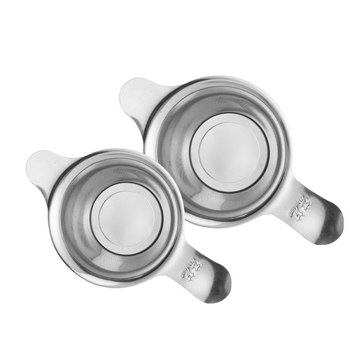 304 stainless steel laser filter mesh duck bill double ear tea drain tea filter household tea making accessories