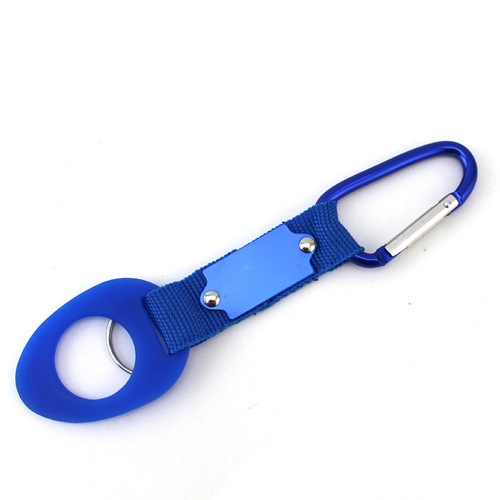 Third generation rubber water bottle cap water bottle cap card outdoor mountaineering cap hanging fast hanging with blue red 