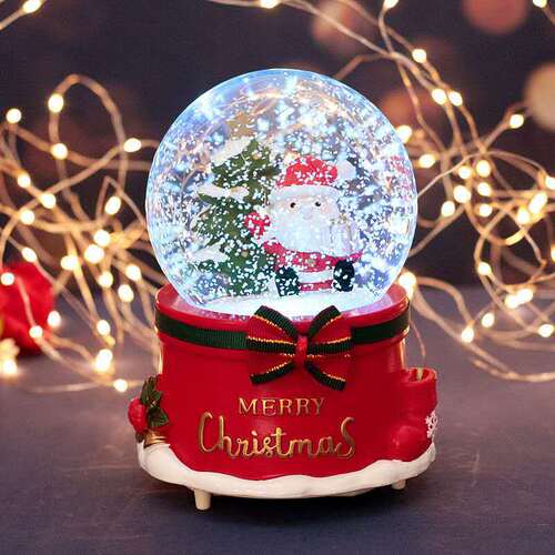 Christmas gift crystal ball music box boyfriend and girlfriend best friend classmate student birthday gift children's hand gift
