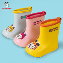巴布豆儿童雨鞋2020秋季新款1-4岁男童EVA轻底防滑雨靴女小童雨鞋