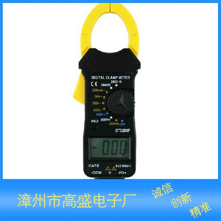 Цифровой зажим-измеритель DT3288F портативный амперметр бесконтактный ток тест-частота измерения Goldman Sachs Электроника