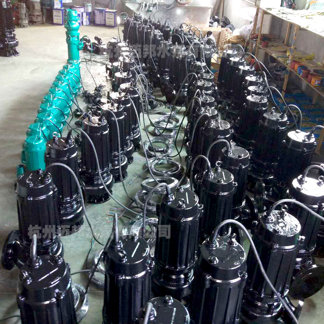 50WQ15-32-4KW bomba de drenaje sumergida bomba de lodos sin bloqueo bomba de drenaje de ingeniería de riego de alta elevación