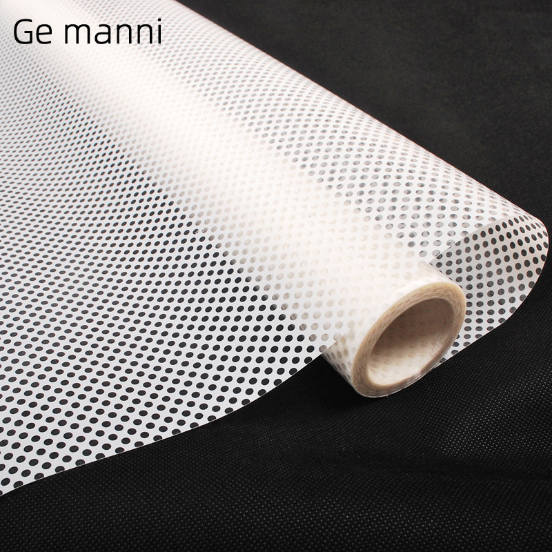 Miếng dán kính che nắng dạng lưới Miếng dán kính che nắng màu đen miếng dán kính che nắng Miếng dán kính ban công