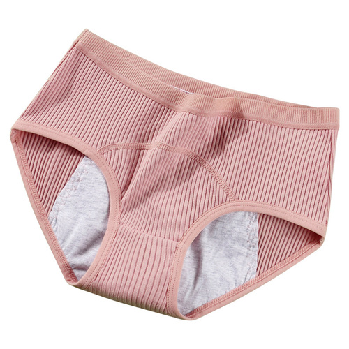 Sanitary Pads for Women - High-Waist Cotton Menstrual Protection Underwear with Secure Fit, Breathable Triangle Design, Comfortable and Leak-Proof for Larger Sizes
