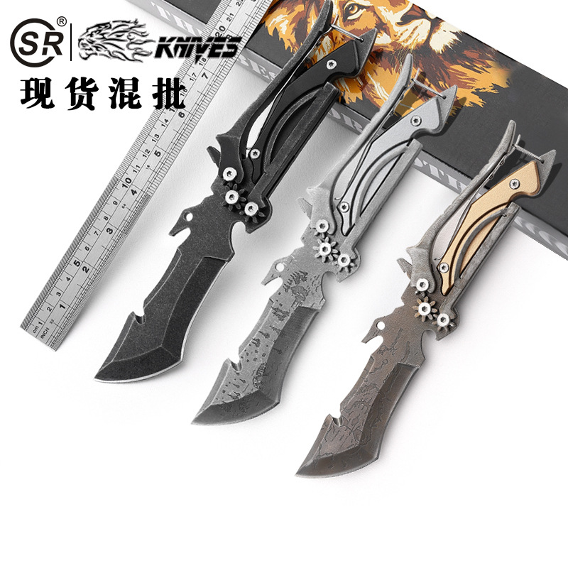 多功能折叠刀新款户外剪刀变身直刀户外高硬度折叠刀户外便捷折刀