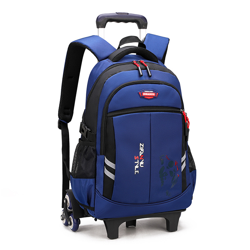 Carretilla de pescado natural estudiante mochila subir escaleras estudiante de escuela secundaria de gran capacidad casual estudiante de secundaria mochila tendencia de la moda de los hombres