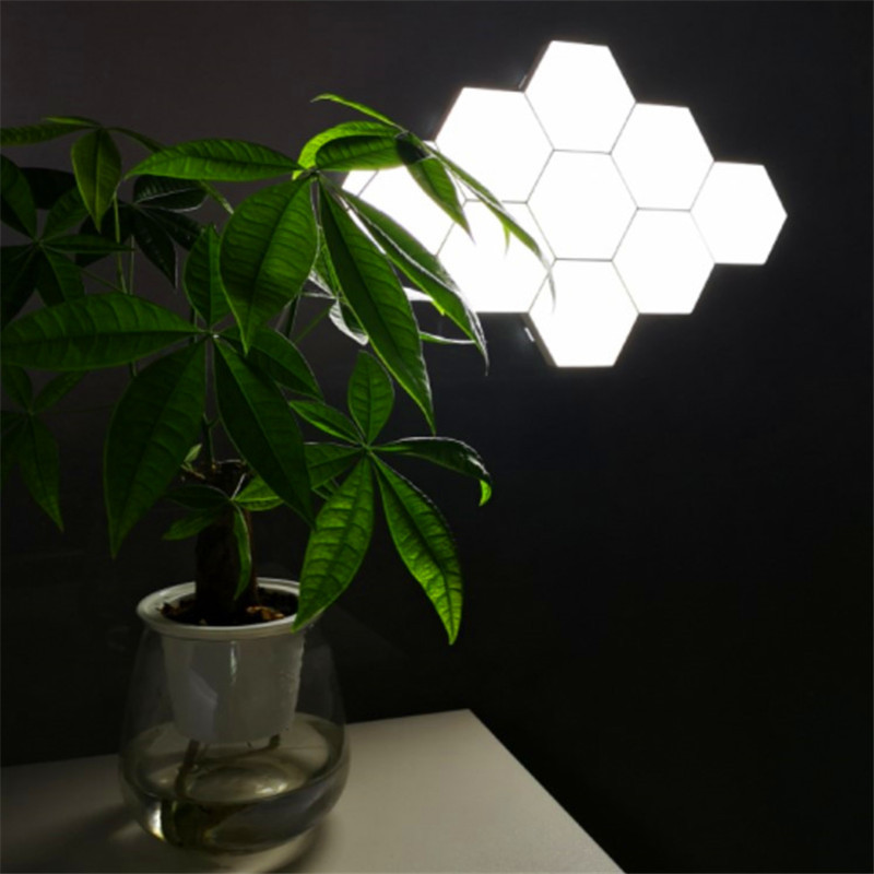 Patent Modular assembly Hive touch Induction Hexagon combination Wall lamp LED Assemble touch modular