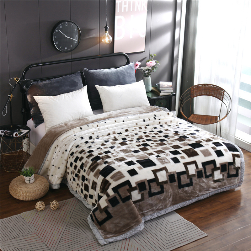 Blanket Raschel Blanket Fleece Blanket Winter Cover Blanket Winter Double Thickened Fleece Blanket Gift Bomb Giveaway