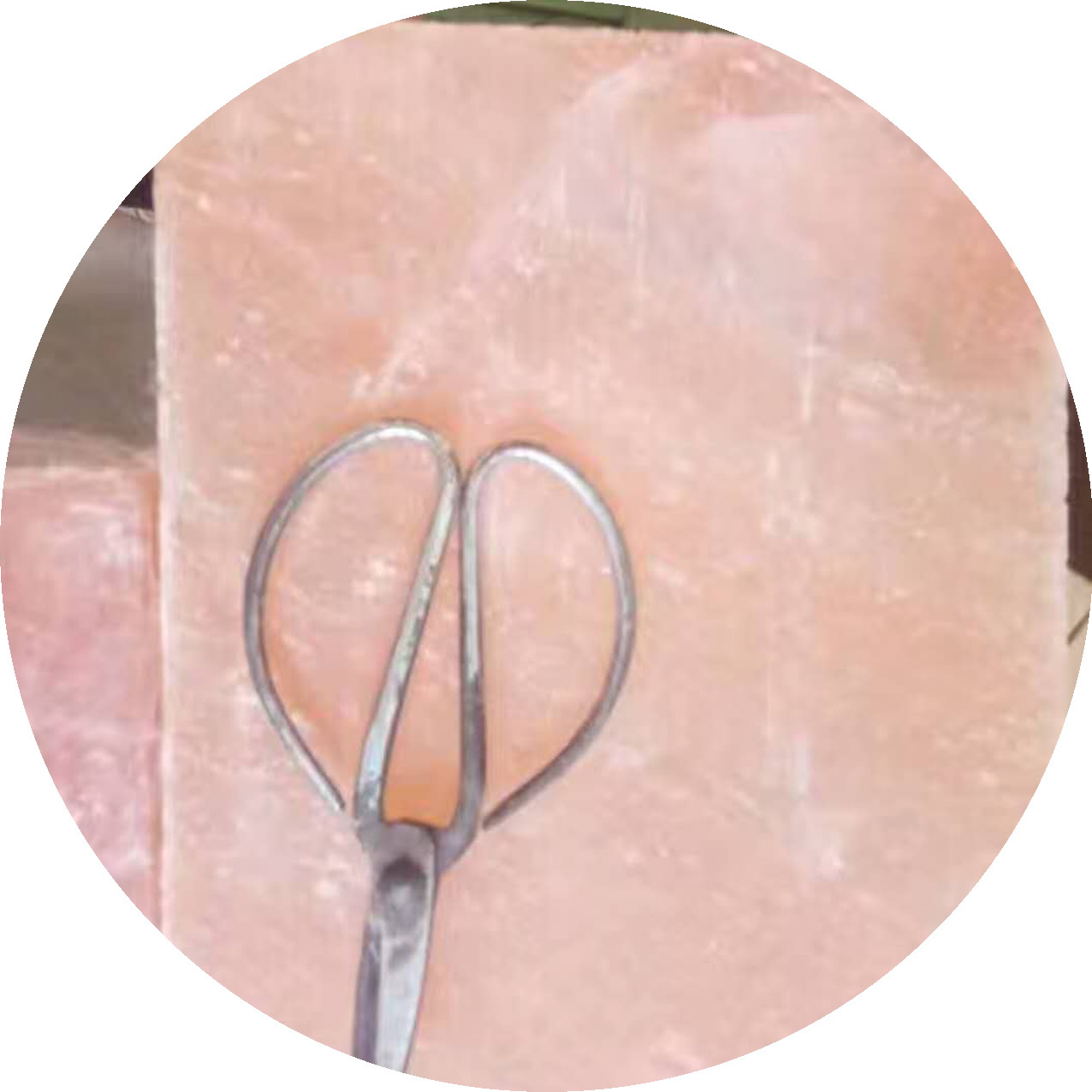 供应盐砖 粉红色汗蒸盐屋盐房用盐砖 电气石汗蒸房用盐砖