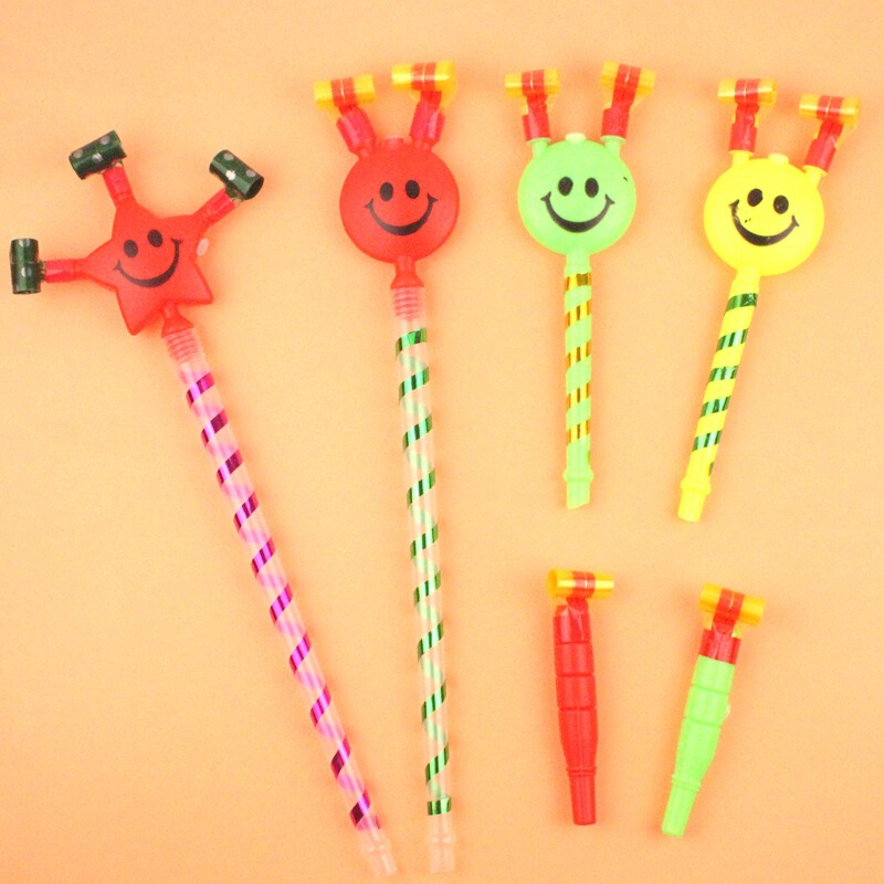 Large Smiley Face Blowing Dragon Whistle Blowing Roll Children's Toy Clown Party Party Boasting Props Stall Hot Sale Large Smiley Face Blowing Dragon Whistle Blowing Roll Children's Toy Clown Party Party Boasting Props Stall Hot Sale