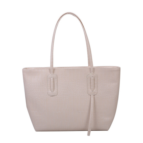 Simple Large Capacity Bag Women's Bag 2024 New Trendy Fashion Versatile Ins Shoulder Bag Internet Celebrity Handheld Tote Bag