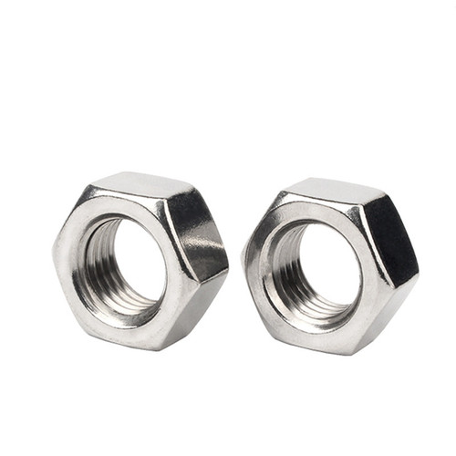 M3M4M5M6M8M10M12M14M16M18M27 304 stainless steel hexagonal nut DIN934 hexagonal nut