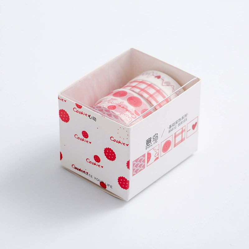 Decoration Washi Tape Set (ETORI) 10-Pattern Creative Paper Tape Box, 5-Volume Basic Series