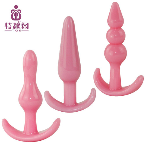 Backcourt small anal plug manual chrysanthemum anal expander bead soft plug adult sex toys wholesale dropshipping