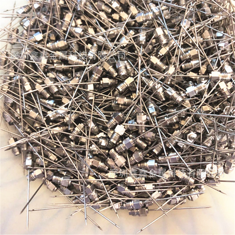 生产加工外径0.8 0.9MM 304不锈钢螺牙侧孔针头