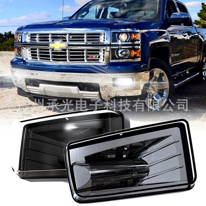 Автомобильный светодиодный фонарь, Модифицированная противотуманная фара Chevrolet, подходящая для дневных ходовых фар Solode 2007-2015, трансграничная