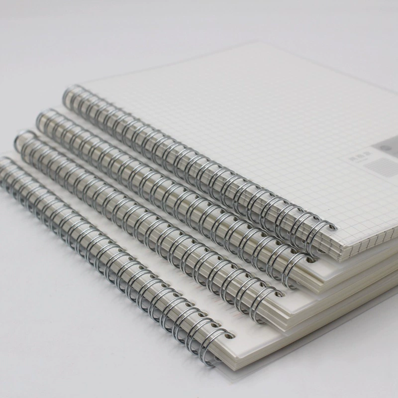 Coil Notebook, PP Cover, Double-Coil Spiral, A5/B5, Grid/Lines/Blank (Horizontal)