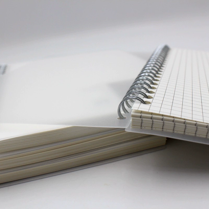Coil Notebook, PP Cover, Double-Coil Spiral, A5/B5, Grid/Lines/Blank (Horizontal)