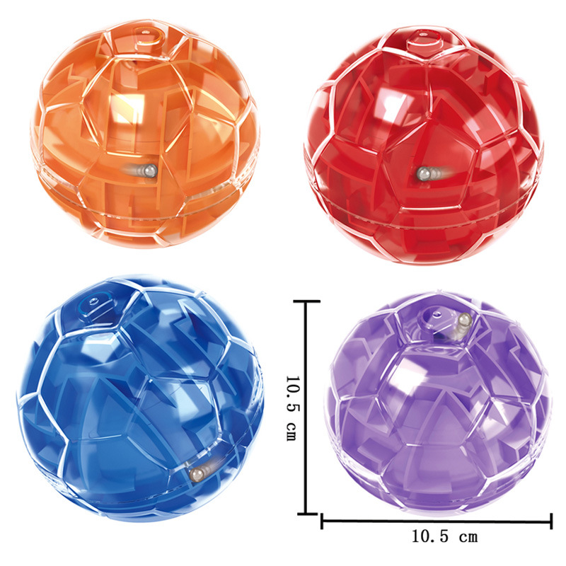 Bola de equilibrio de inteligencia infantil Bola de laberinto Juguete de descompresión Comercio exterior 3D tridimensional Palm Maze