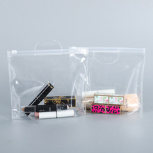 透明防水PVC挂孔化妆品收纳袋  便携旅行洗漱用品包装拉链袋