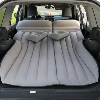 Vehicle-mounted inflatable bed | Inflatable Bed, Car Interior - straight-gray-single-use
