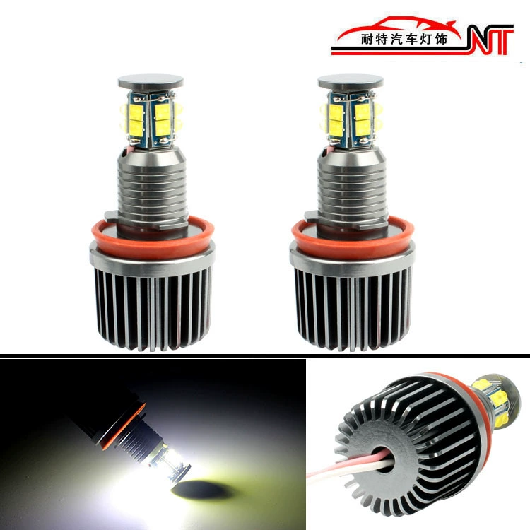 Трансграничный основной источник питания подходит для BMW E92 Angel Eye CREE H 8 120W 6-сторонняя светящаяся светодиодная противотуманная фара BMW