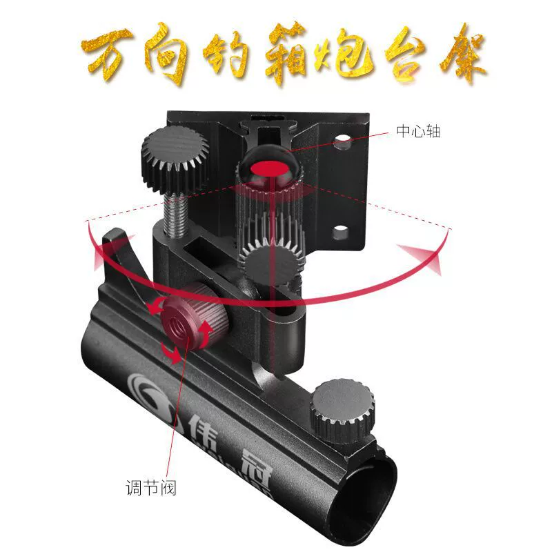 Аксессуары для рыболовных ящиков Набор из трех предметов Универсальная стойка для батарей подключаемого типа Универсальная стойка для защиты рыбы Стойка для лотка для приманки Рыболовные принадлежности