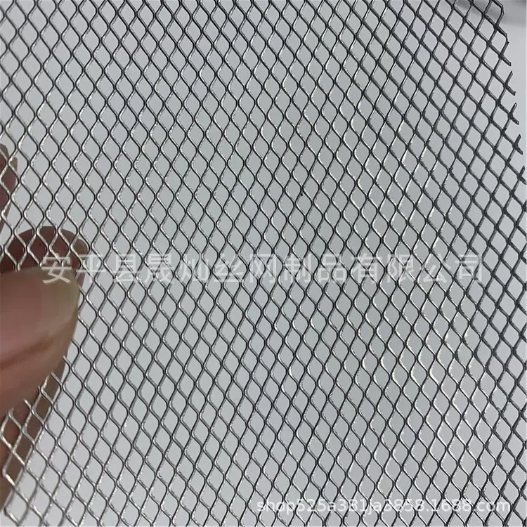 金属板拉伸网 小菱形网不锈钢304钢板网微孔防护电器用菱形铁丝网