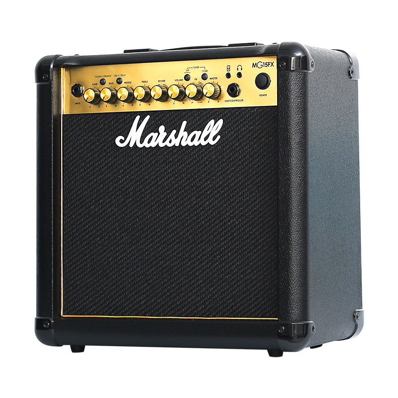 Marshall Marshall electric guitar speaker home MG15 audio outdoor performance distortion delay reverberation overload