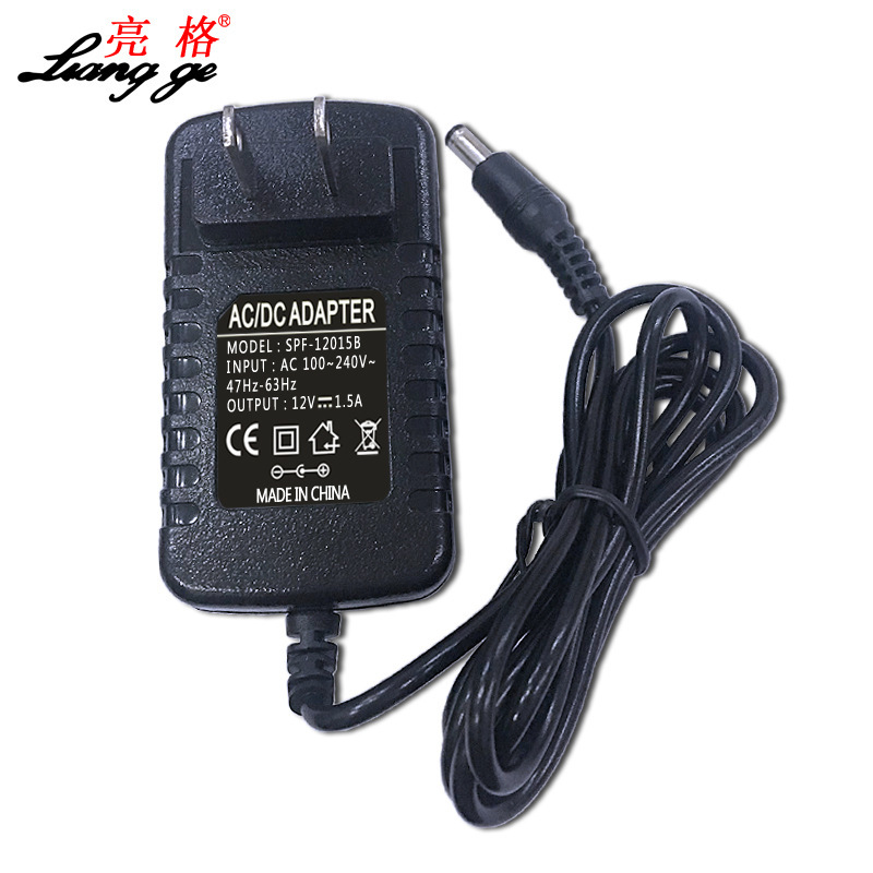 12V1.5A switching power adapter 12V1500ma fiber cat router power camera with indicator light 12V1.5A switching power adapter 12V1500ma fiber cat router power camera with indicator light