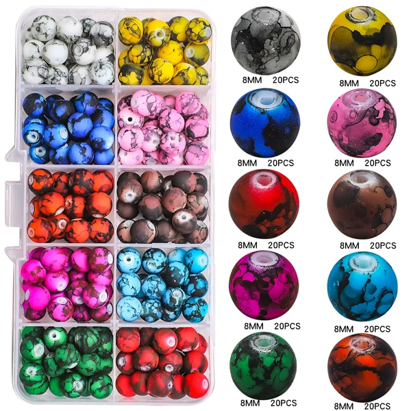 10 grid 8mm ink Danqing 200 pieces