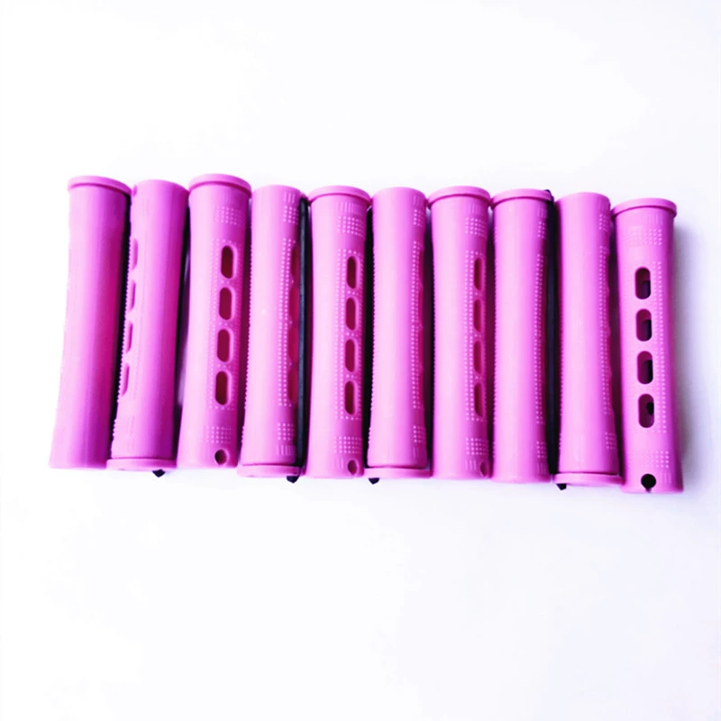 Curly cold curling, scalloped plastic hair rope