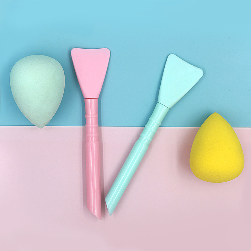 熱賣矽膠面膜洗臉刷多用途去黑頭面膜棒面部矽膠清潔刷DIY調膜棒